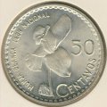Гватемала 50 сентаво 1963 год