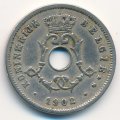 Бельгия 5 сантимов 1902 год