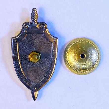 Знак УФСБ России по г. СПб и ЛО. Служба промышленной контрразведки (синий)