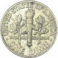 США 1 дайм (10 центов) 1999 год - Франклин Рузвельт (P)