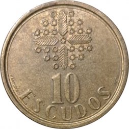 Португалия 10 эскудо 1987 год