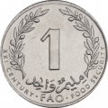 Тунис 1 миллим 2000 год - ФАО. Пробковый дуб