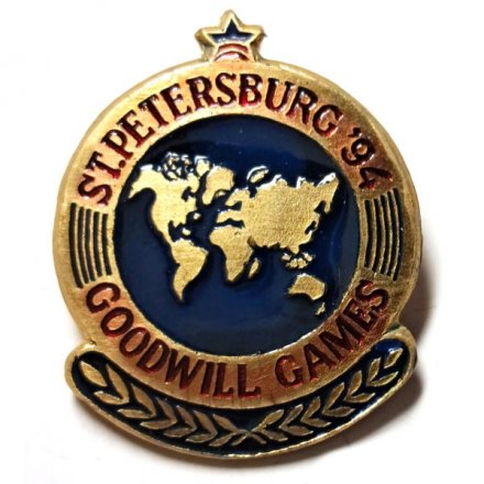 Значок St. Petersburg &#039;94. Goodwill Games. Игры доброй воли 1994