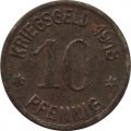 Германия (Кобленц) 10 пфеннигов 1918 год (нотгельд)