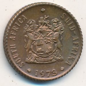 ЮАР 1/2 цента 1973 год
