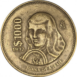 Мексика 1000 песо 1992 год