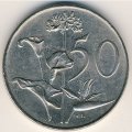 ЮАР 50 центов 1979 год - Окончание президентства Николааса Дидерихса