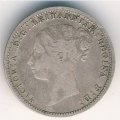 Великобритания 3 пенса 1886 год