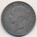 Великобритания 1/2 кроны 1844 год