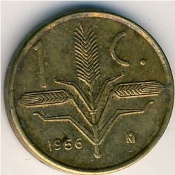 Мексика 1 сентаво 1956 год