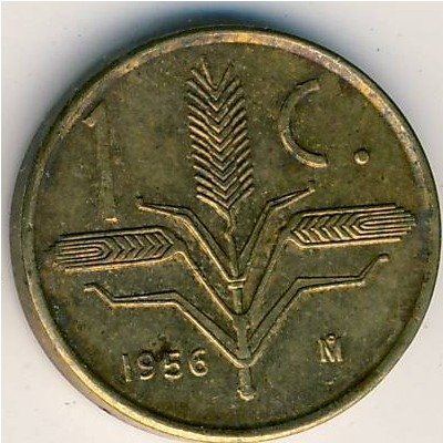 Мексика 1 сентаво 1956 год