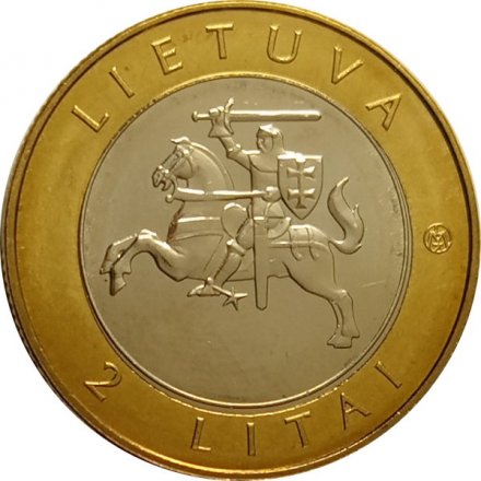 Литва 2 лита 2012 год - Курорты Литвы. Бирштонас