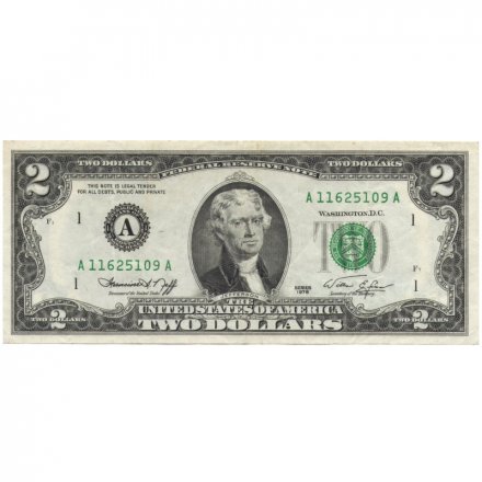 США 2 доллара 1976 год - A - VF