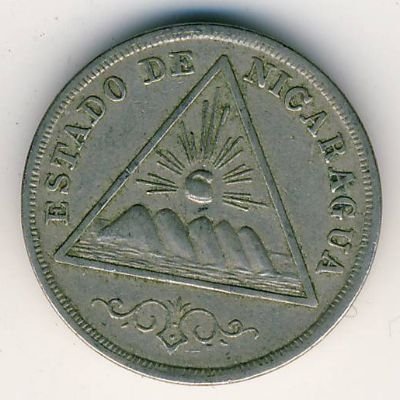 Никарагуа 5 сентаво 1898 год