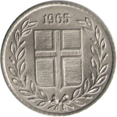 Исландия 10 эйре 1965 год