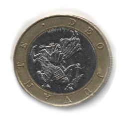 Монако 10 франков 1993 год - Рыцарь