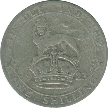 Великобритания 1 шиллинг 1923 год