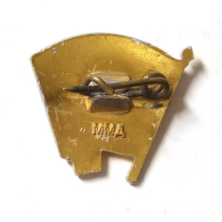 Значок ВЛКСМ, комсомолец, булавка. ММД