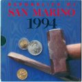 Набор из 10 монет Сан-Марино 1994 год (в буклете)