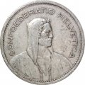 Швейцария 5 франков 1951 год