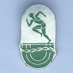 Значок. Спорт. Виды спорта. Бег