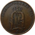 Швеция 2 эре 1891 год