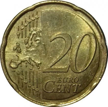 Финляндия 20 евроцентов 2011 год - Герб Финляндии