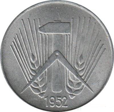 ГДР 10 пфеннигов 1952 год (A)