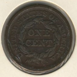 США 1 цент 1851 год