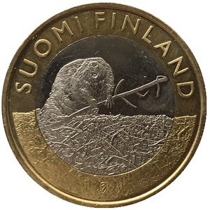 Финляндия 5 евро 2015 год - Сатакунта