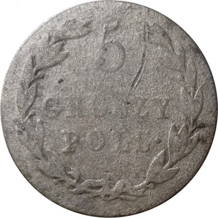 Польша 5 грошей 1819 год IB - Александр I (1801 - 1825) - VG