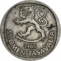Финляндия 1 марка 1965 год