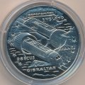 Гибралтар 2,8 экю 1993 год - Евротоннель (тоннель под Ла-Маншем)