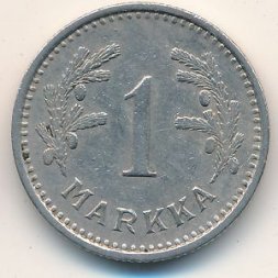 Финляндия 1 марка 1936 год