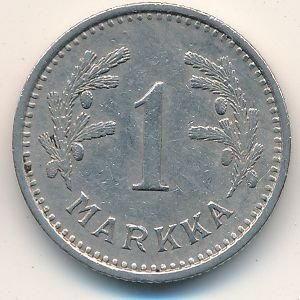 Финляндия 1 марка 1936 год