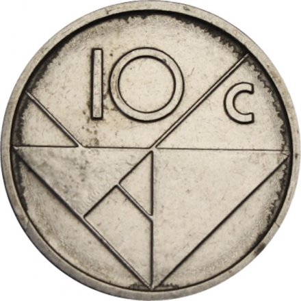 Аруба 10 центов 2014 год