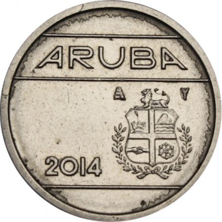 Аруба 10 центов 2014 год