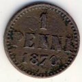 Финляндия 1 пенни 1870 год