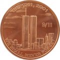 Монетовидный жетон США унция меди 999 - 11 сентября