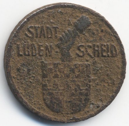 Германия 10 пфеннигов 1918 год (нотгельд Люденшайд)