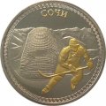 Медаль (жетон) Сочи. Столица XXII Зимних Олимпийских игр 2014 Сочи. Хоккей