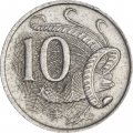 Австралия 10 центов 1973 год