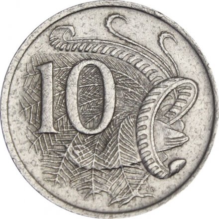 Австралия 10 центов 1973 год