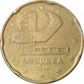 Андорра 20 евроцентов 2014 год - Церковь Санта Колома