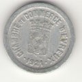 Франция 5 сантимов 1921 год