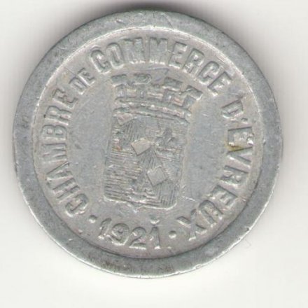 Франция 5 сантимов 1921 год