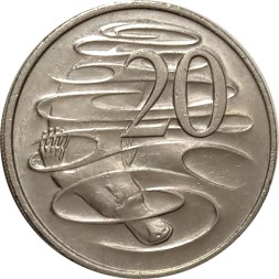 Австралия 20 центов 2000 год - Утконос