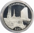 Либерия 20 долларов 2000 год - Люксембург