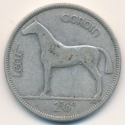 Ирландия 1/2 кроны 1928 год