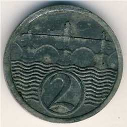 Чехословакия 2 гелера 1924 год